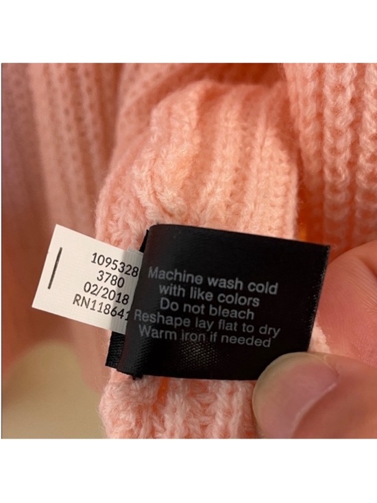 Lane Bryant Boho Peach Pink Ruffled Sleeve Open-Front Cardigan. 18/20. NWT. - Picture 7 of 8